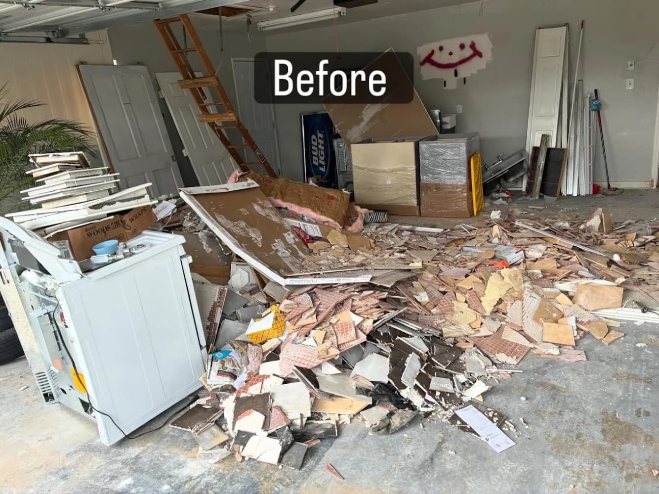 Before: Garage / Yard Cleanout
